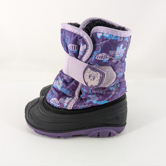Kamik Snowbug Snow Boots Purple Size 7c - Picture 1 of 8